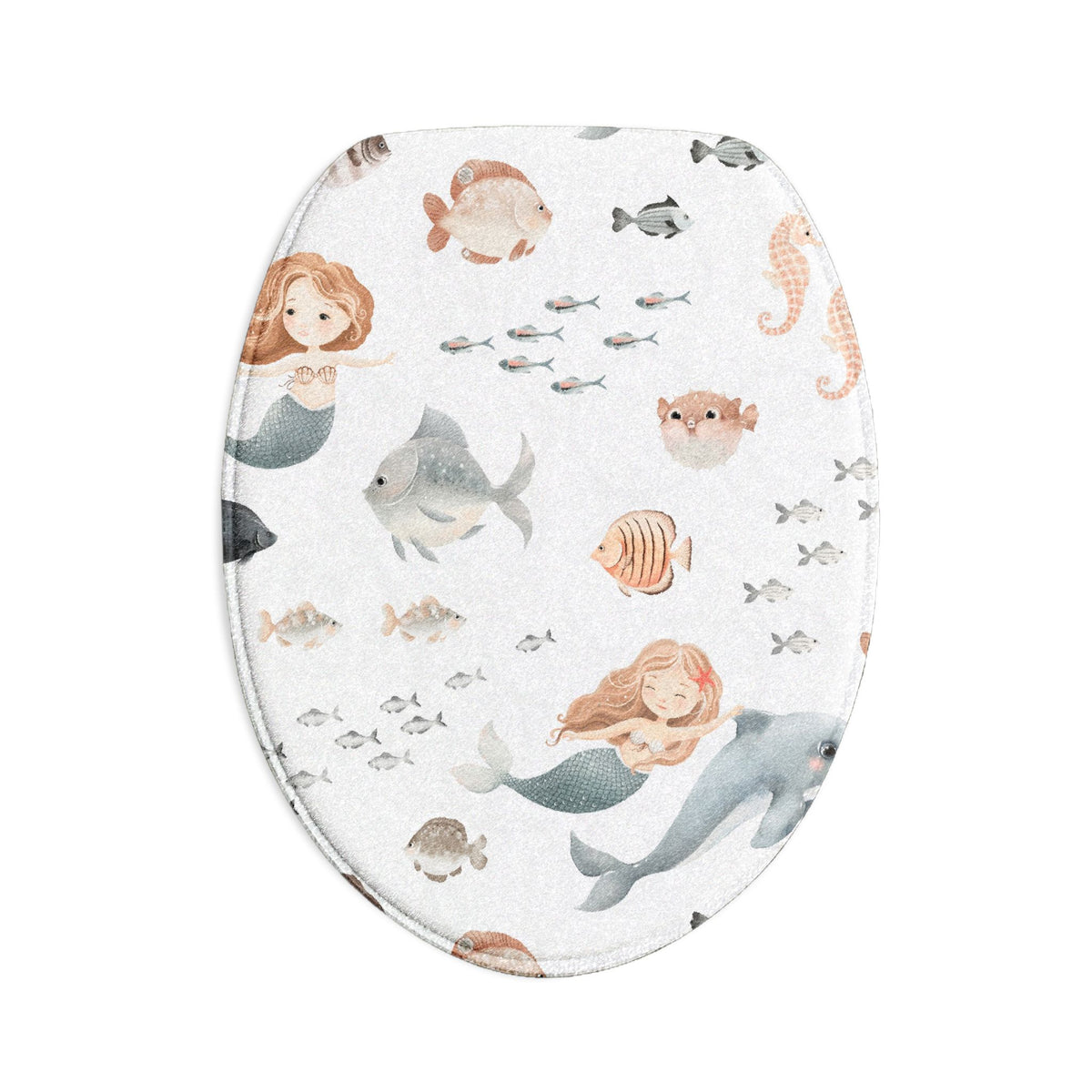 Kids Mermaid Bath Mat 3-Piece Set