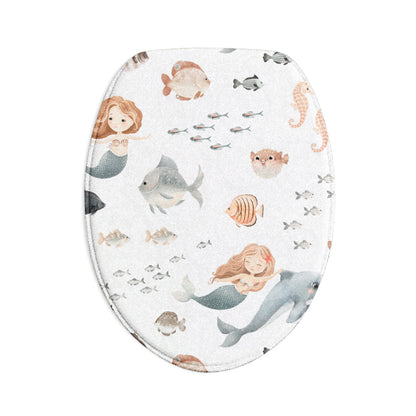 Kids Mermaid Bath Mat 3-Piece Set
