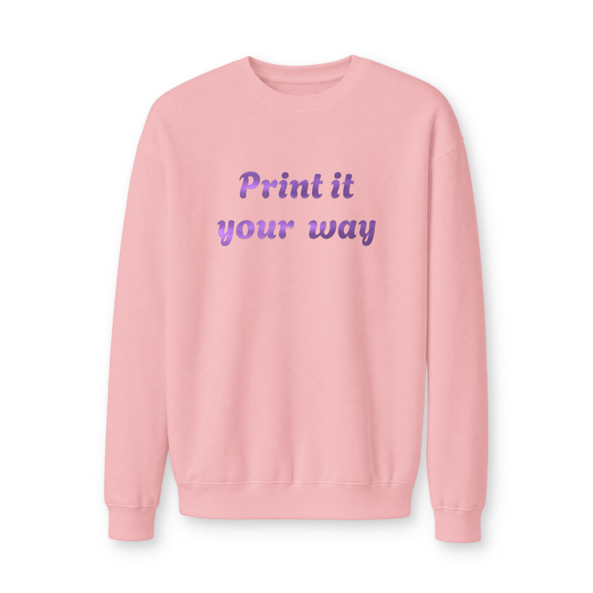 Custom Printed Crewneck Sweatshirt
