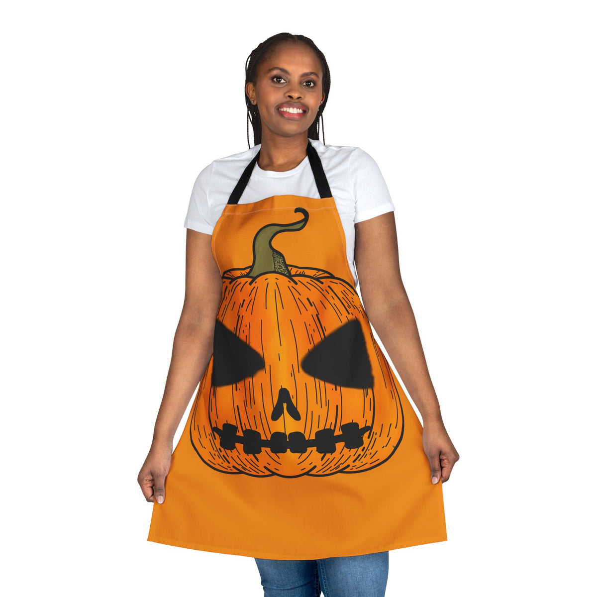 Pumpkin All-Over Print Apron