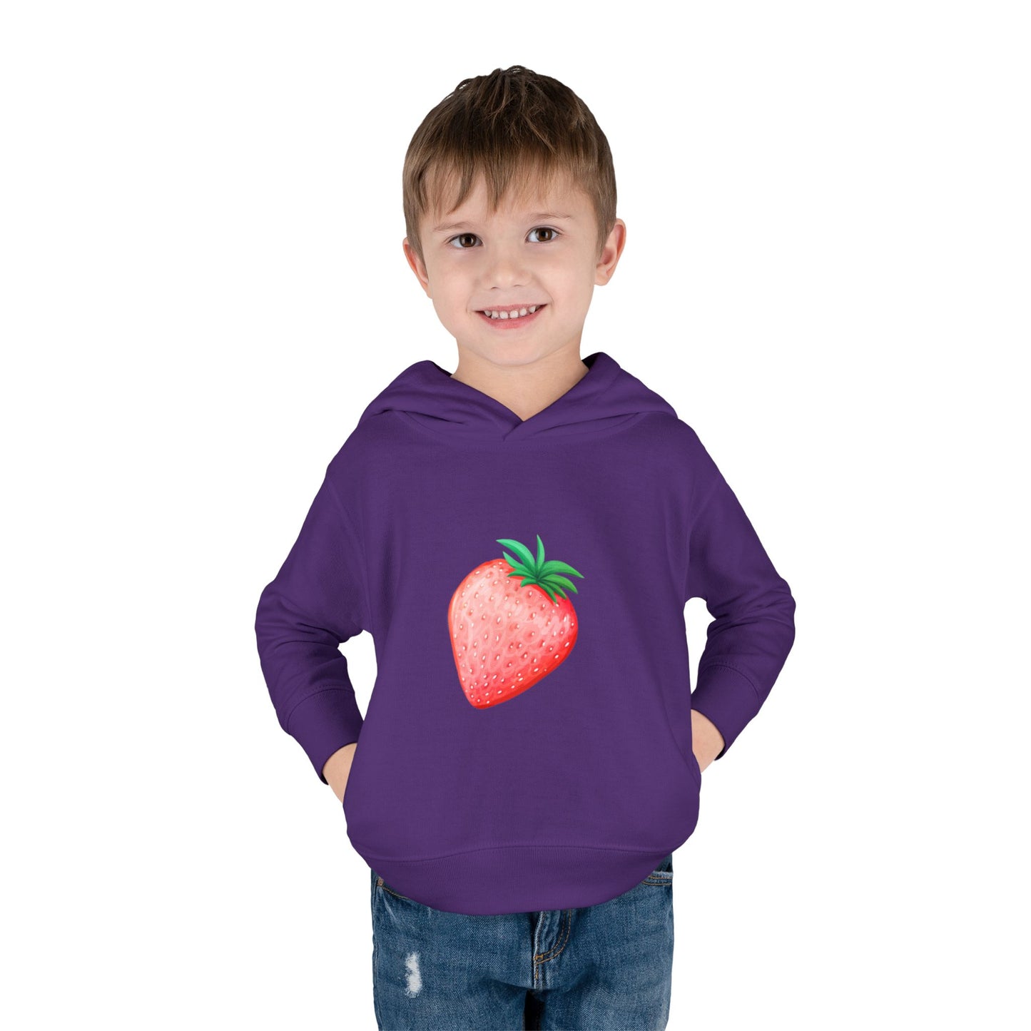 Kleinkind-Kapuzenpullover — Erdbeer-Pullover