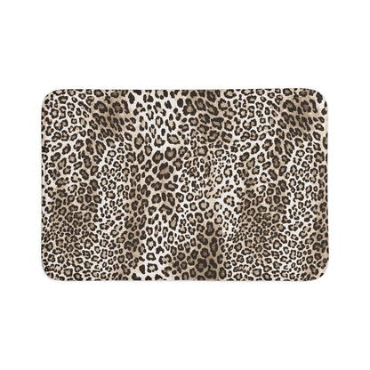 Leopard Print 3-Piece Bath Mat Set