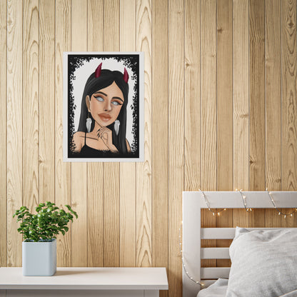 Devil Girl Art Poster