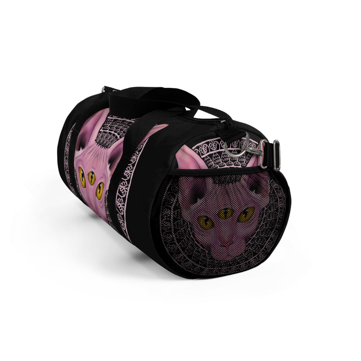 Three-Eyed Cat Duffel Bag