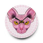 Three-Eyed Cat Round Acrylic Wall Clock