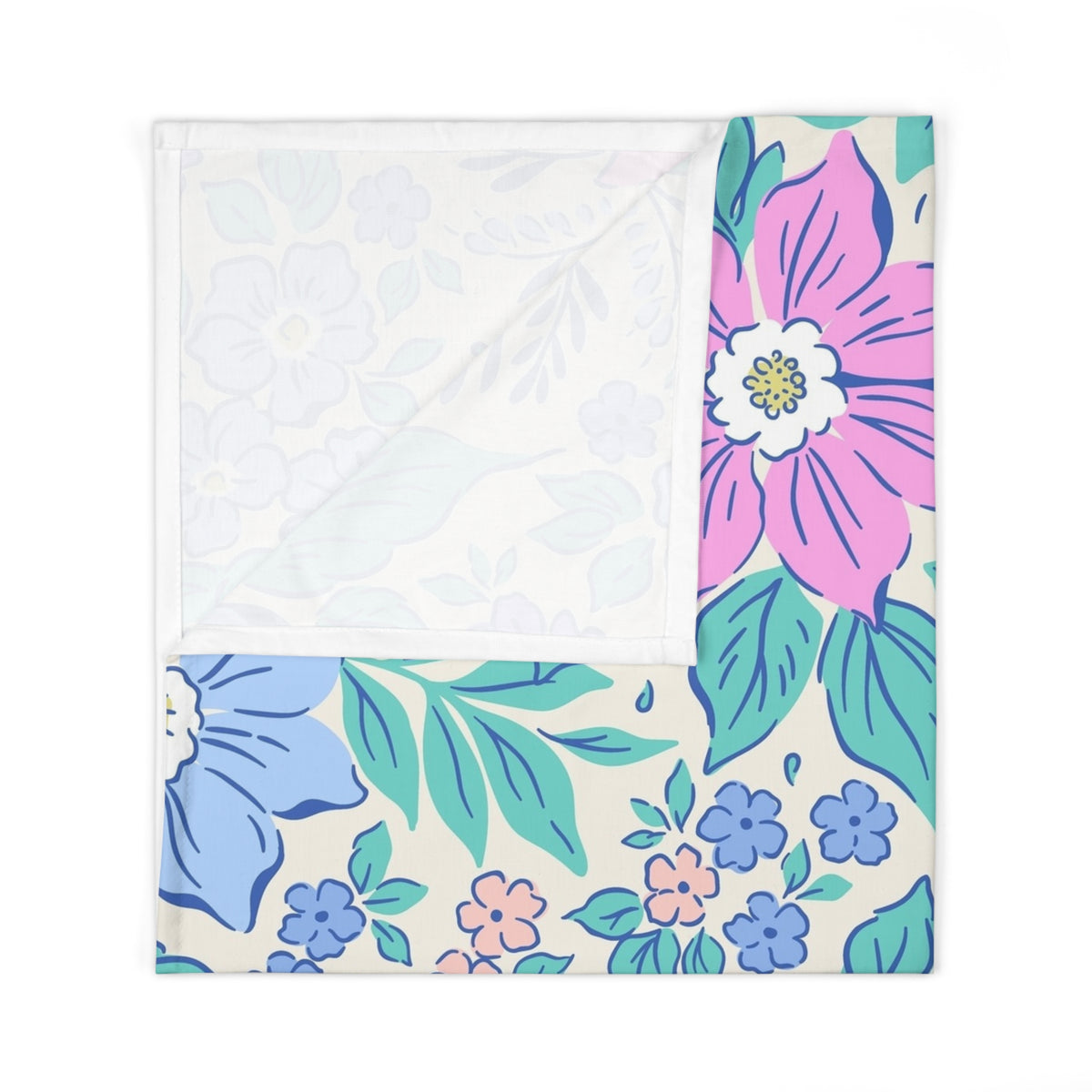 Floral Baby Swaddle Blanket