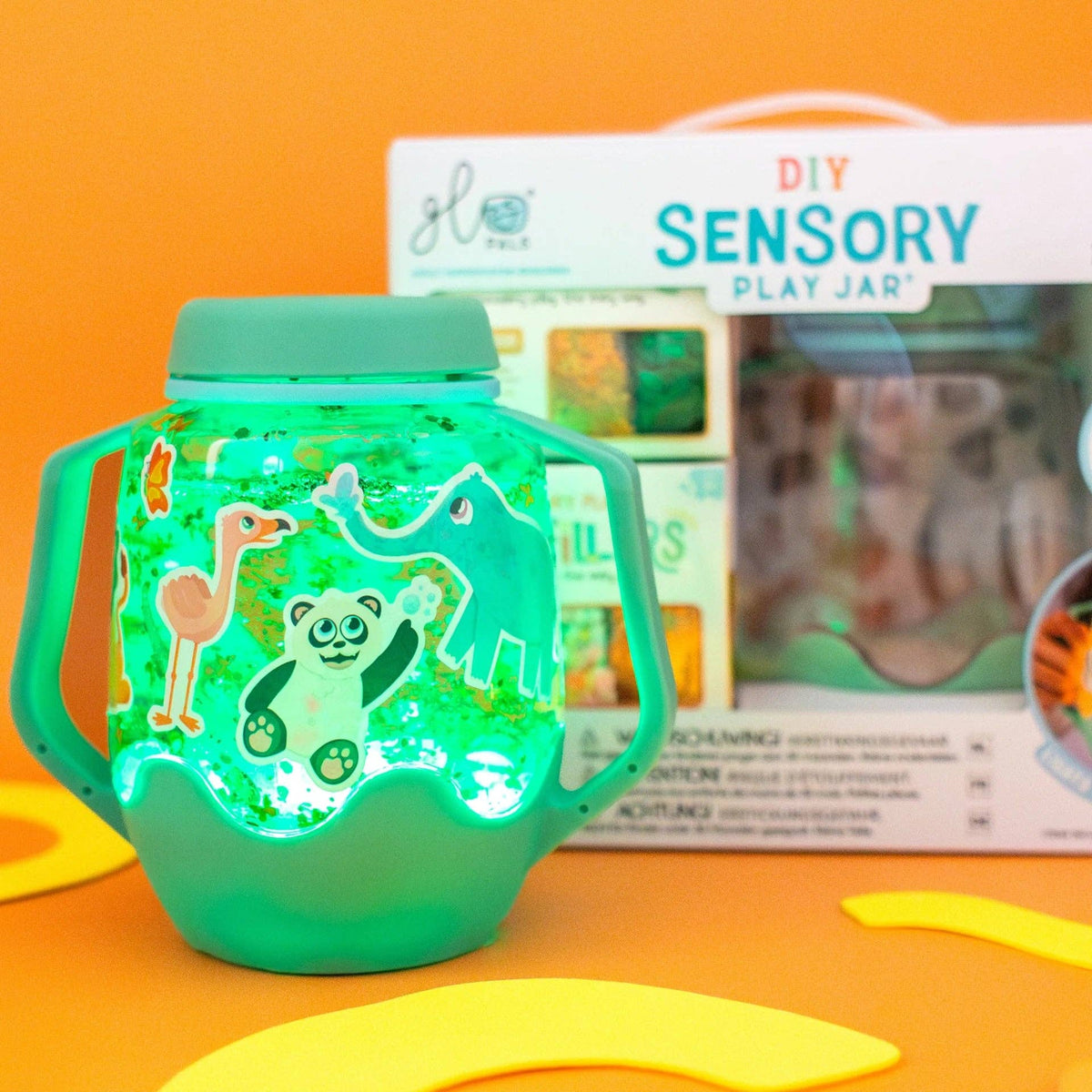 DIY Sensory Jar Gift Set - Zoo
