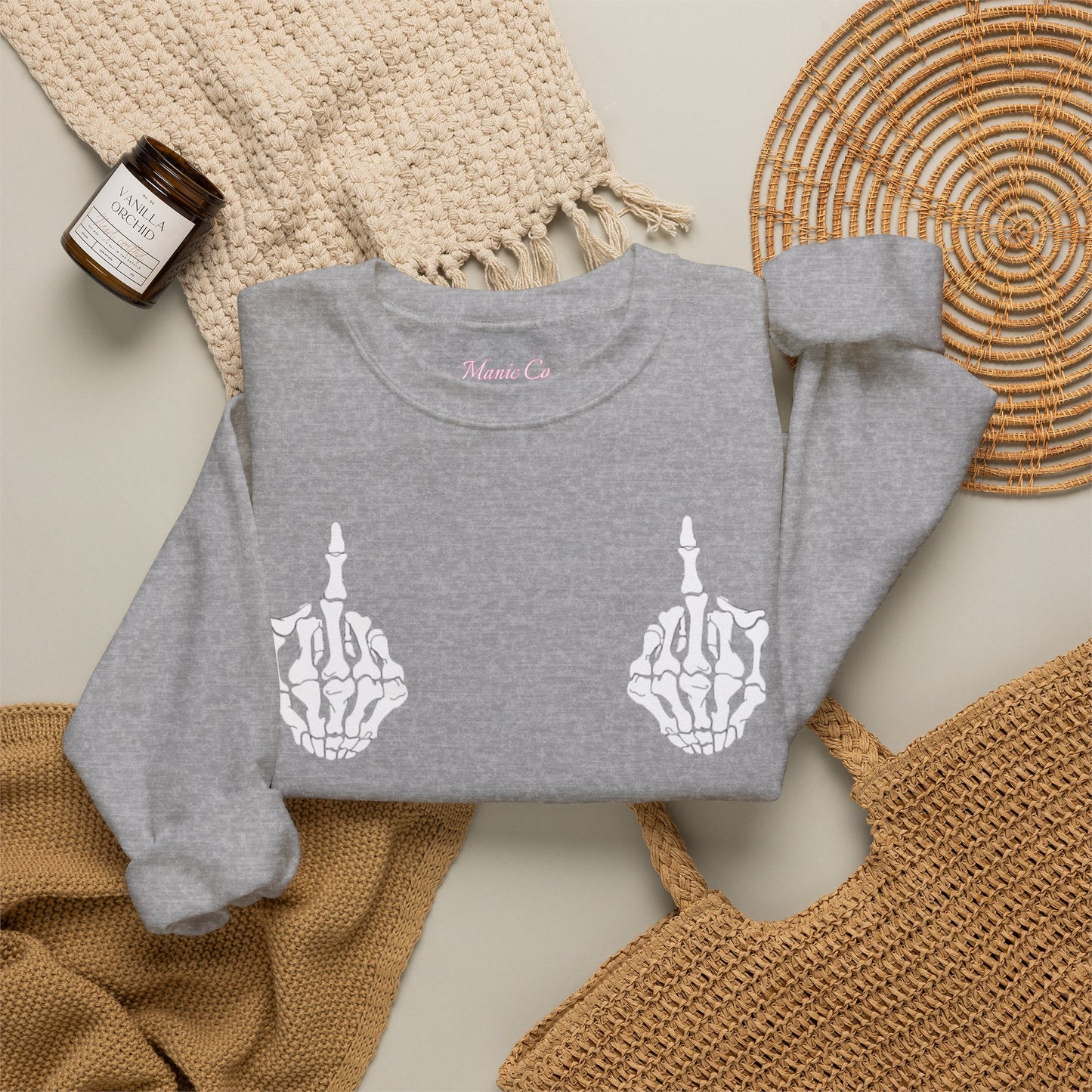 f♡ckYou-Rundhals-Sweatshirt
