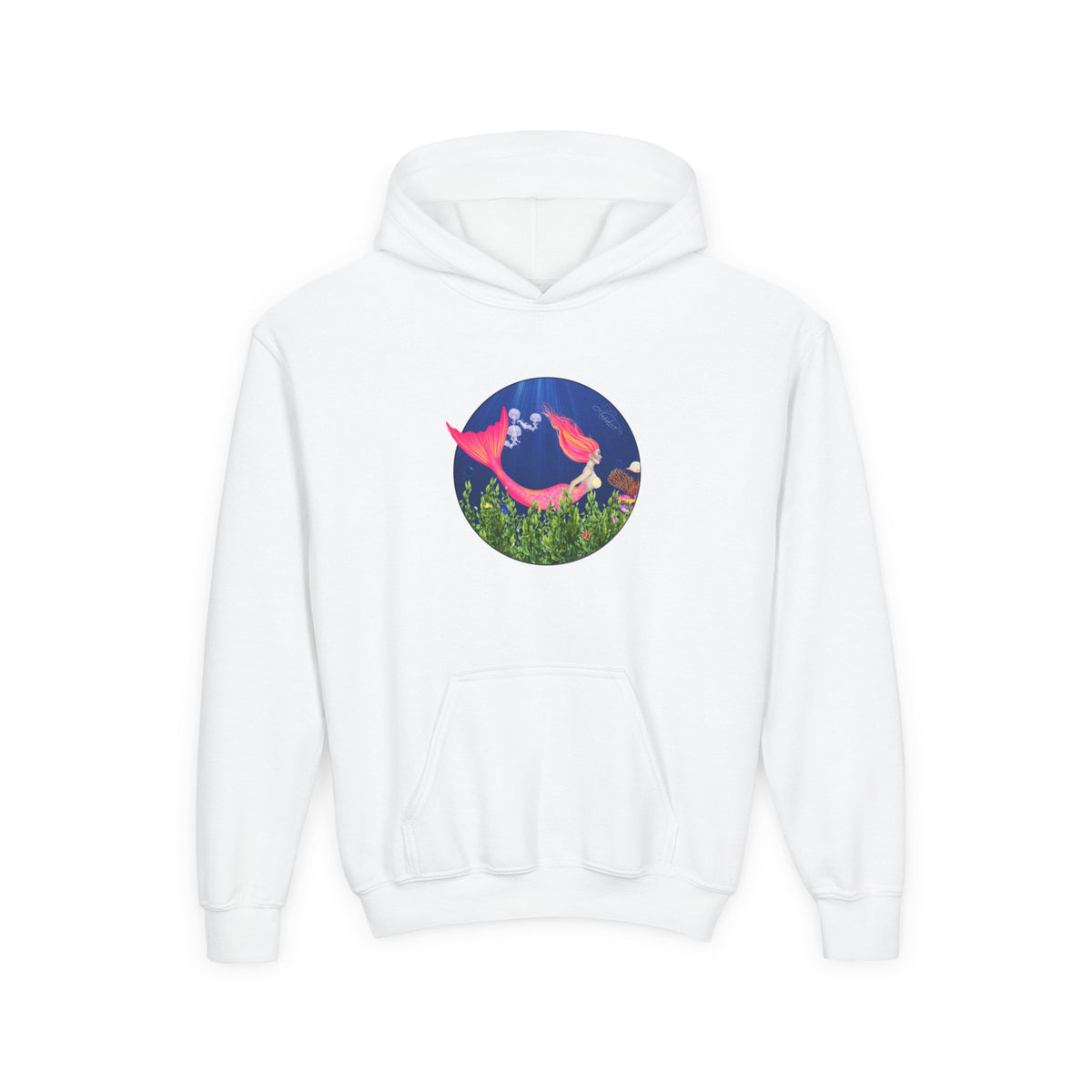 Mermaid Youth Graphic Hoodie