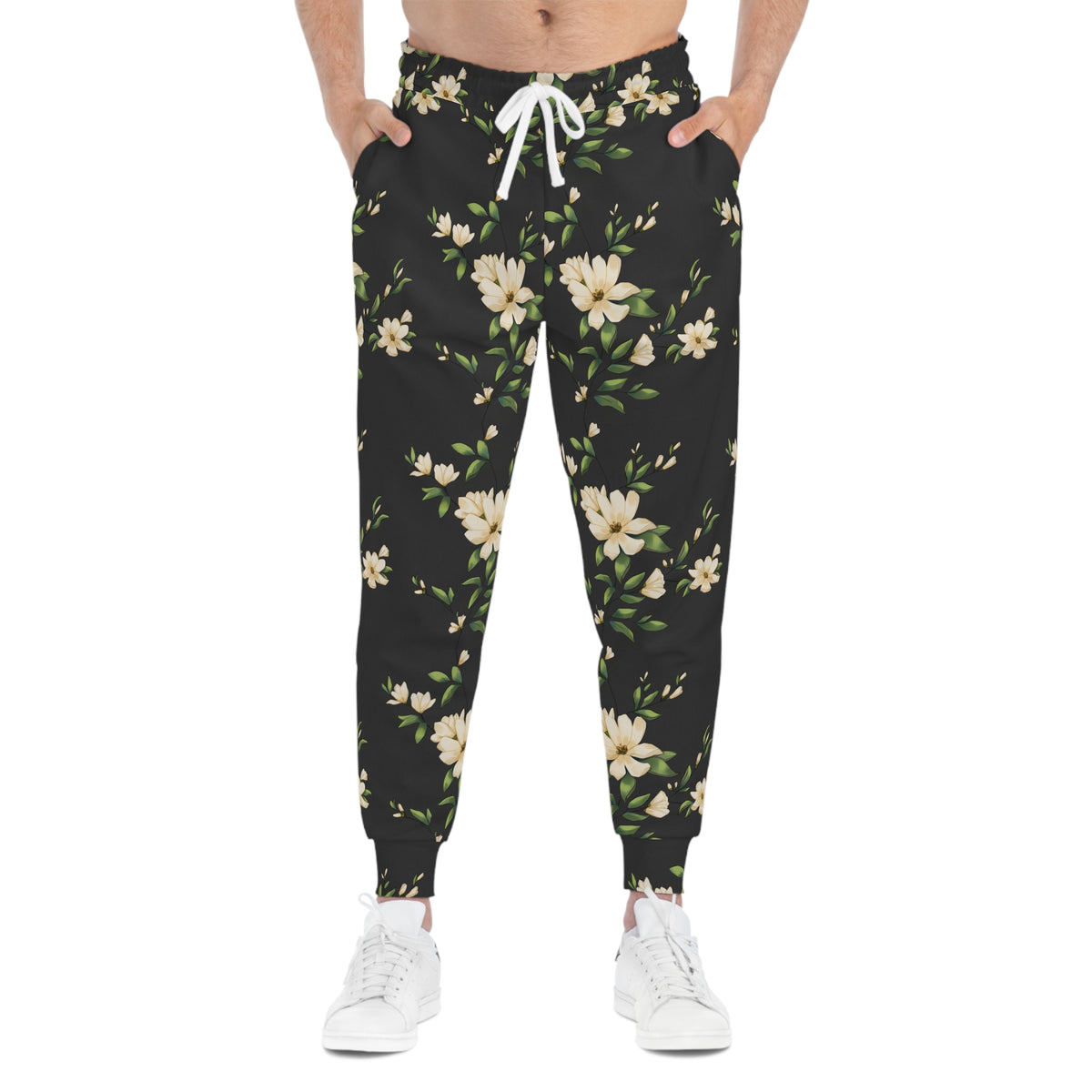 Dark Flower All-Over Print Joggers
