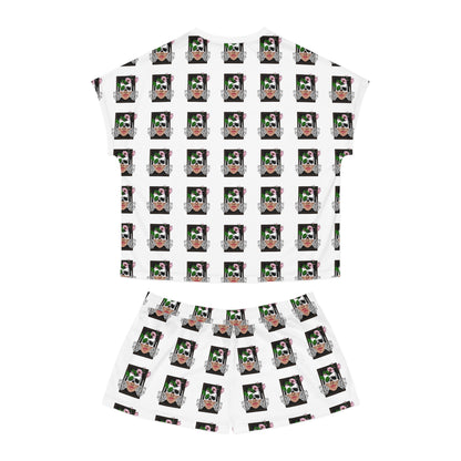 Women's All-Over Print Short Pajama Set
