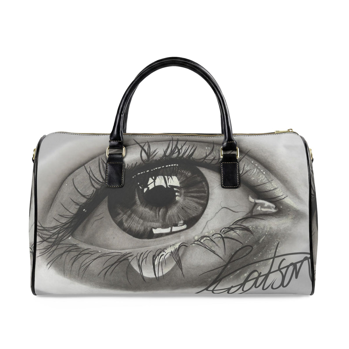 Eye Leather Travel Bag
