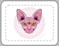 Three Eyed Cat Protective Laptop Sleeve