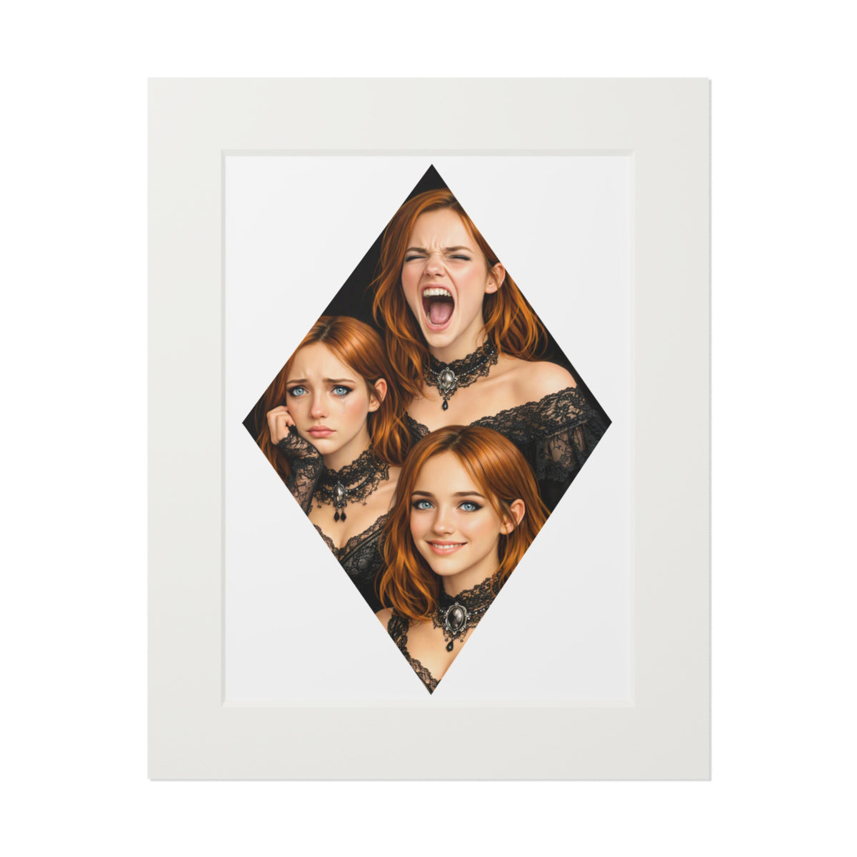 Emotion Fine Art Print with Paper Mat Frame