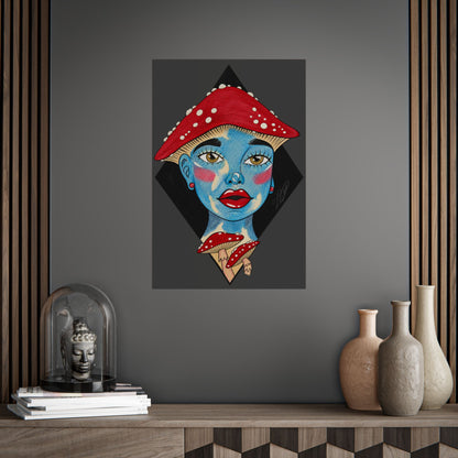 Shroom Girl Unframed Art Poster