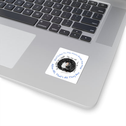 Dark Thoughts Mental Health Artwork Sticker
