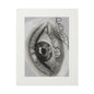 Crying Eye Fine Art Print with Paper Mat Frame
