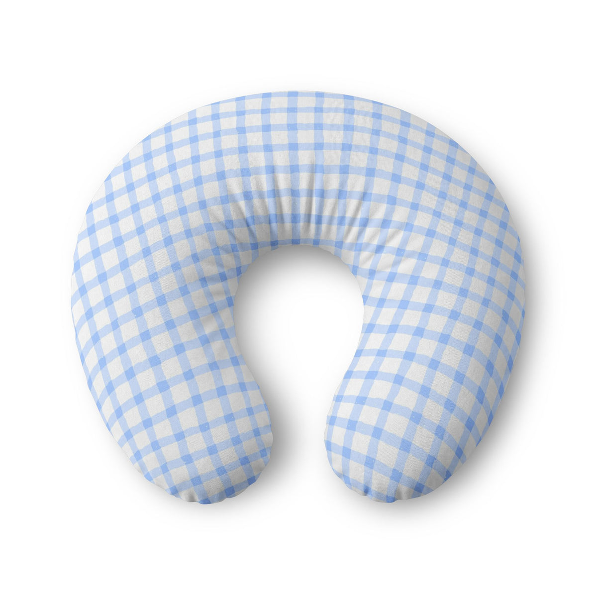 Blue and White Nursing Pillow Cover