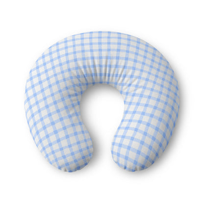 Blue and White Nursing Pillow Cover