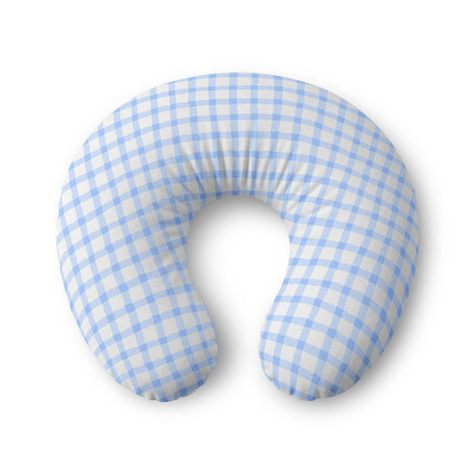 Blue and White Nursing Pillow Cover