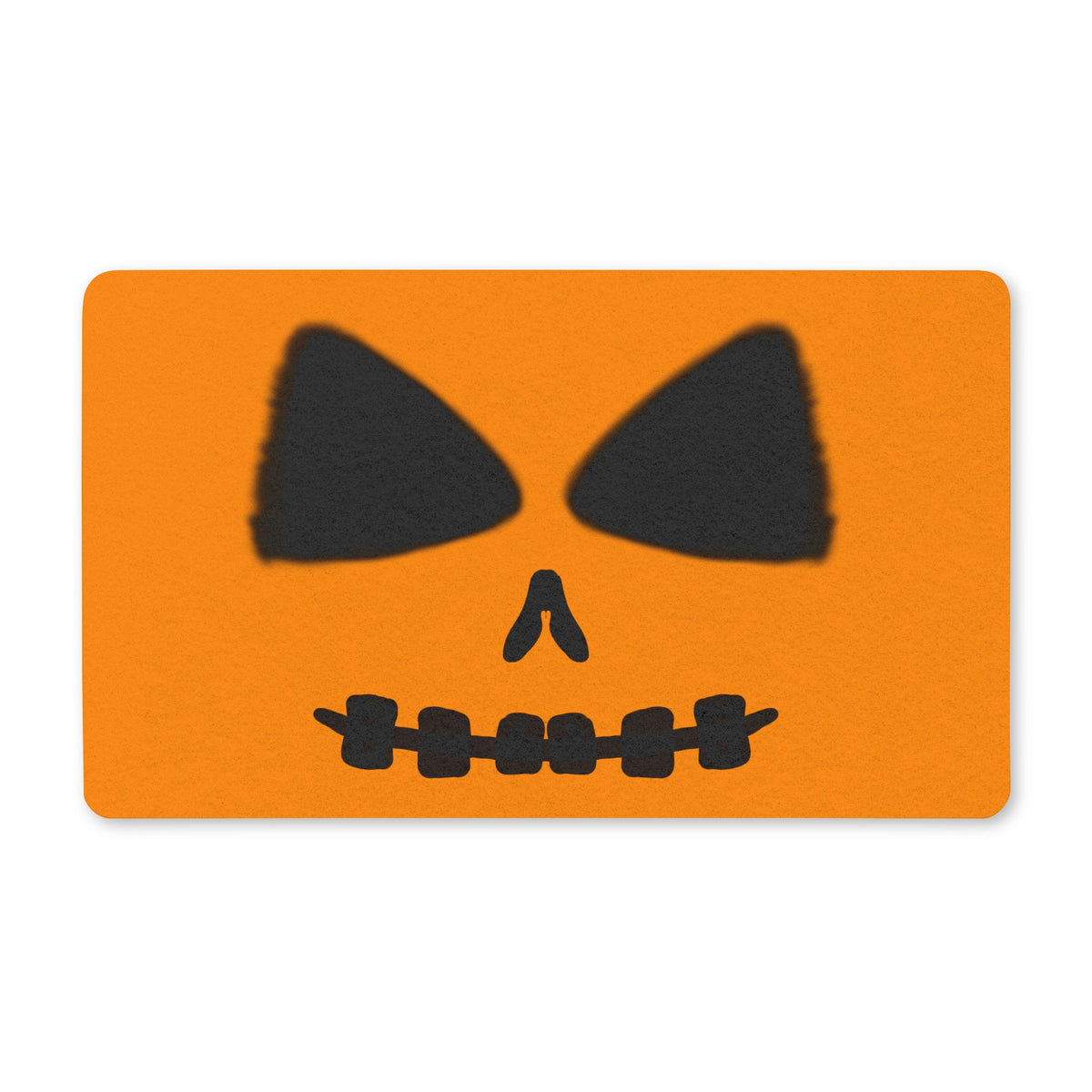 Halloween Pumpkin Polyester Doormat