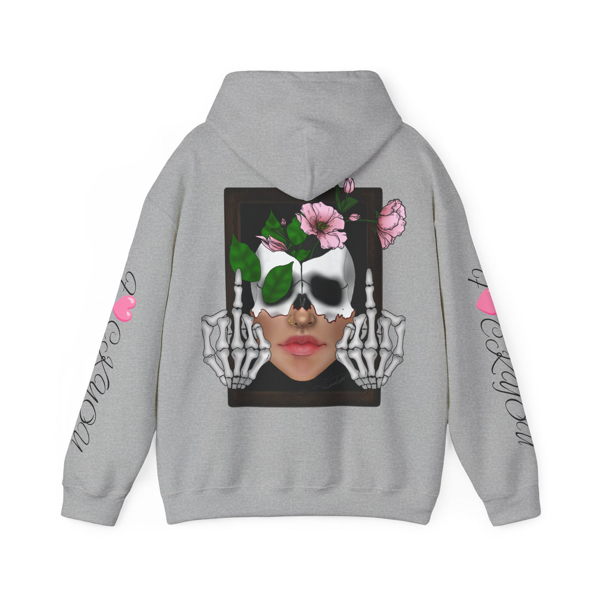 Skull & Roses Graphic Hoodie