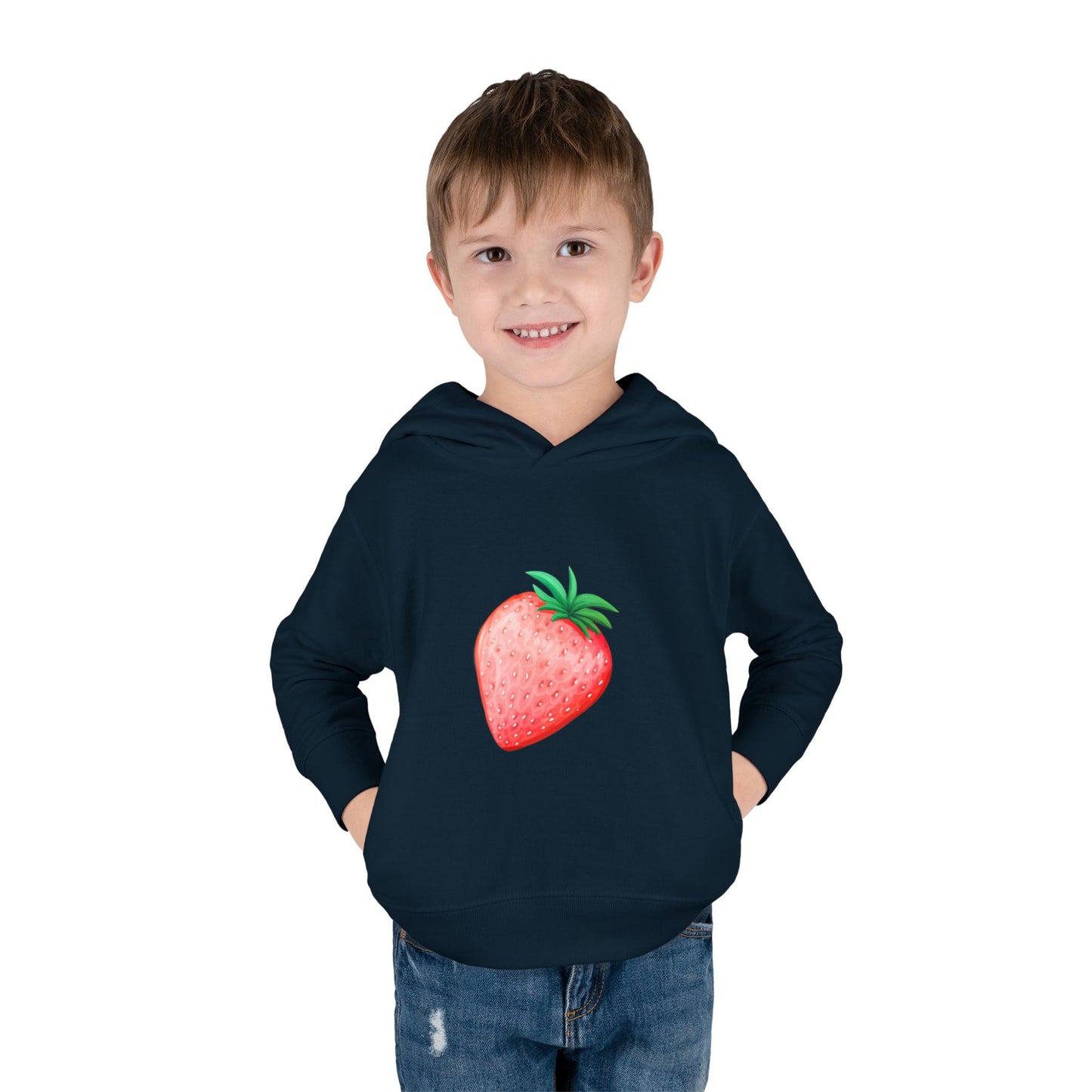 Kleinkind-Kapuzenpullover — Erdbeer-Pullover
