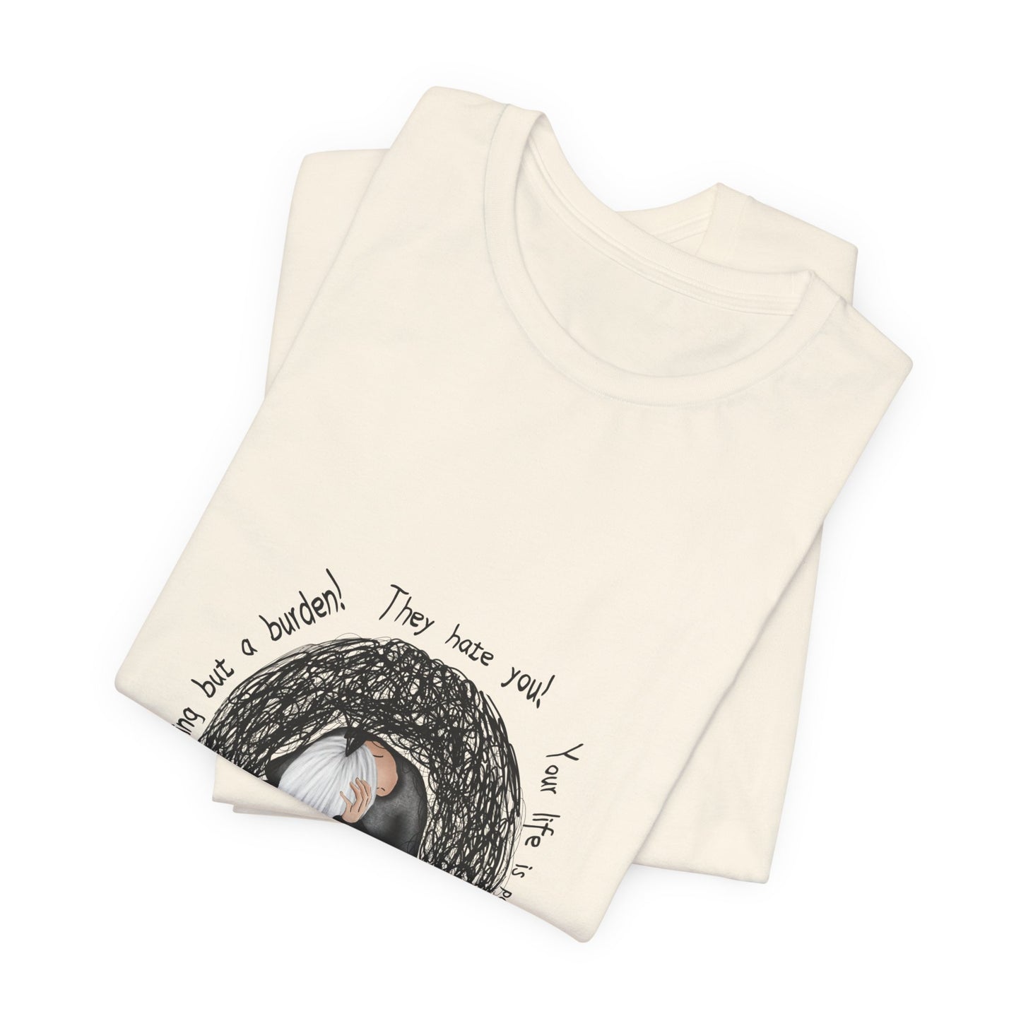 Deprimiertes T-Shirt