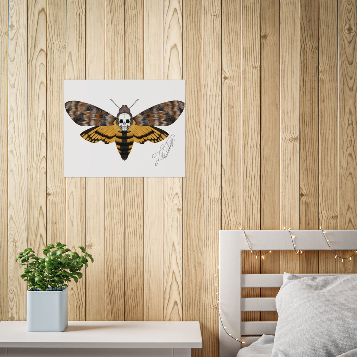 Unframed death moth Posters