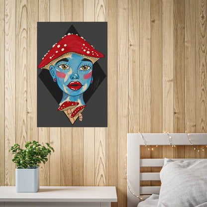 Shroom Girl Unframed Art Poster