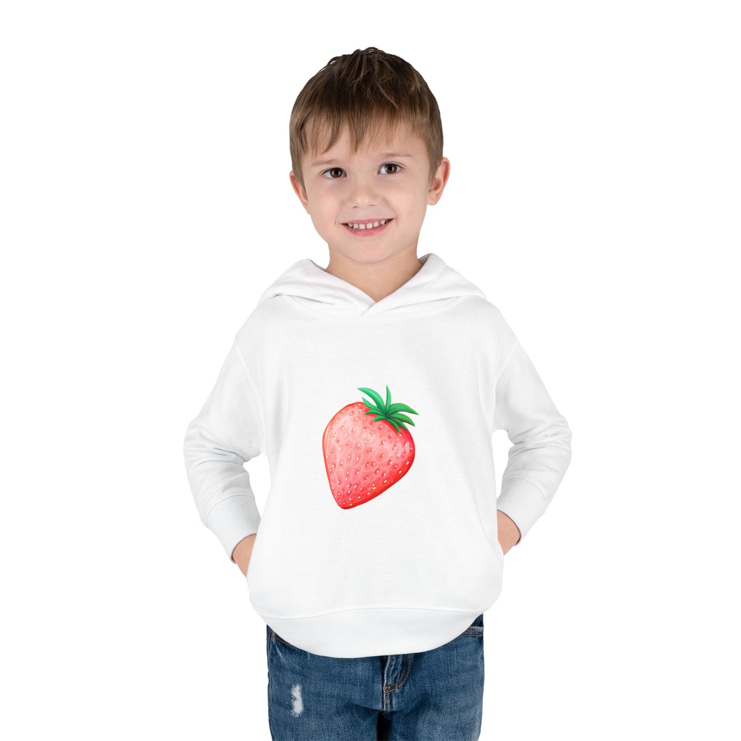 Kleinkind-Kapuzenpullover — Erdbeer-Pullover