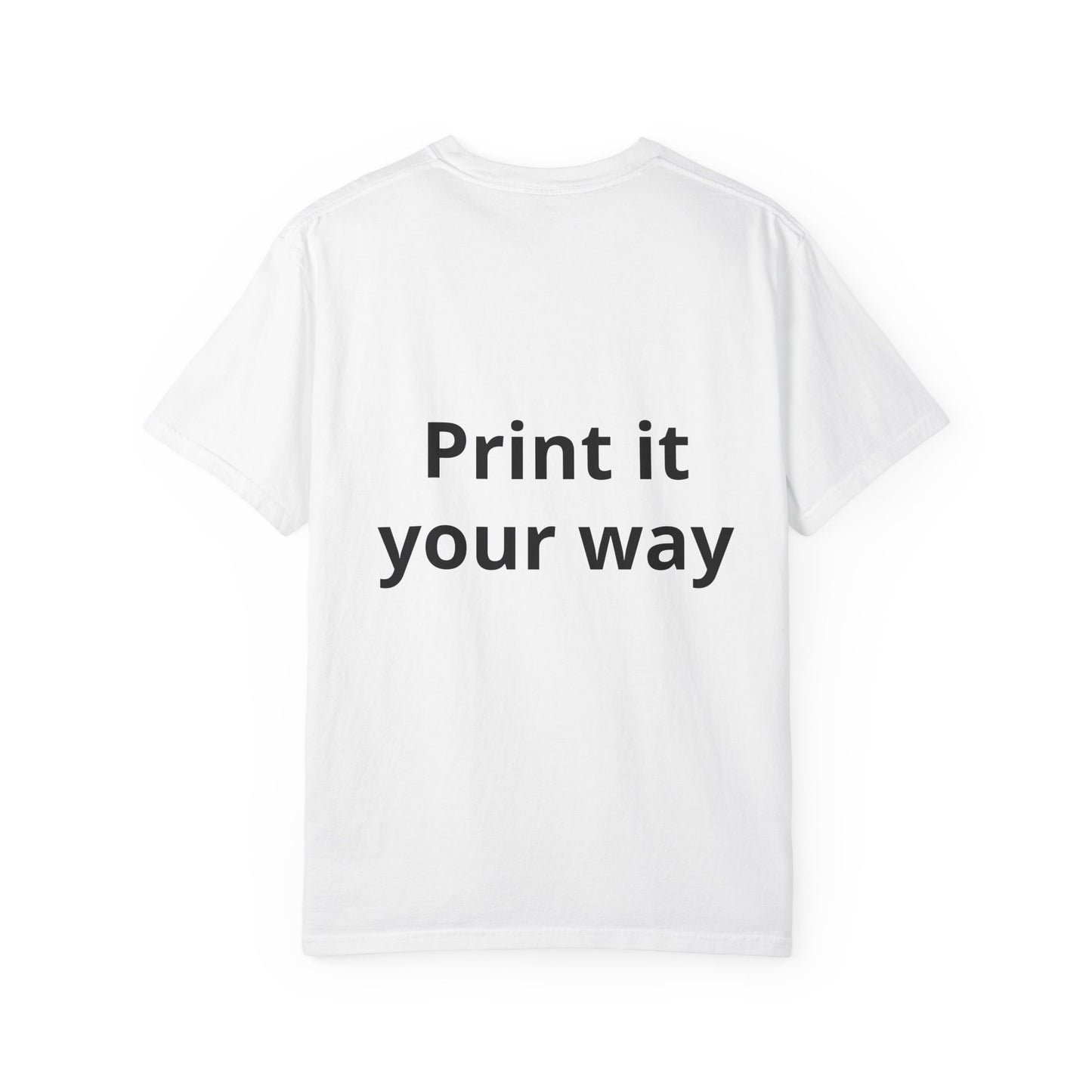 Individuell bedrucktes T-Shirt – Persönliches Grafik-T-Shirt „Print It Your Way“