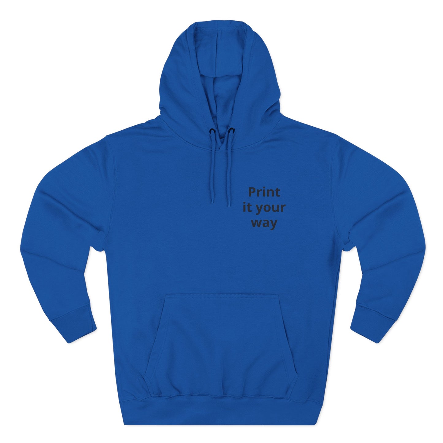Hoodie — Dezenter dreiteiliger Fleece-Pullover