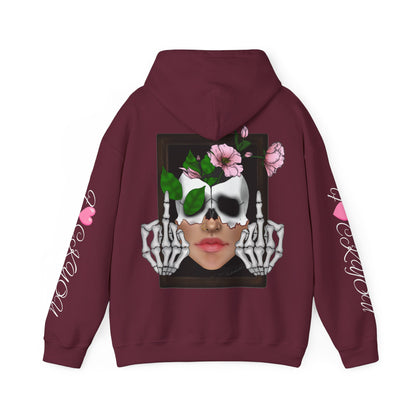 Skull & Roses Graphic Hoodie