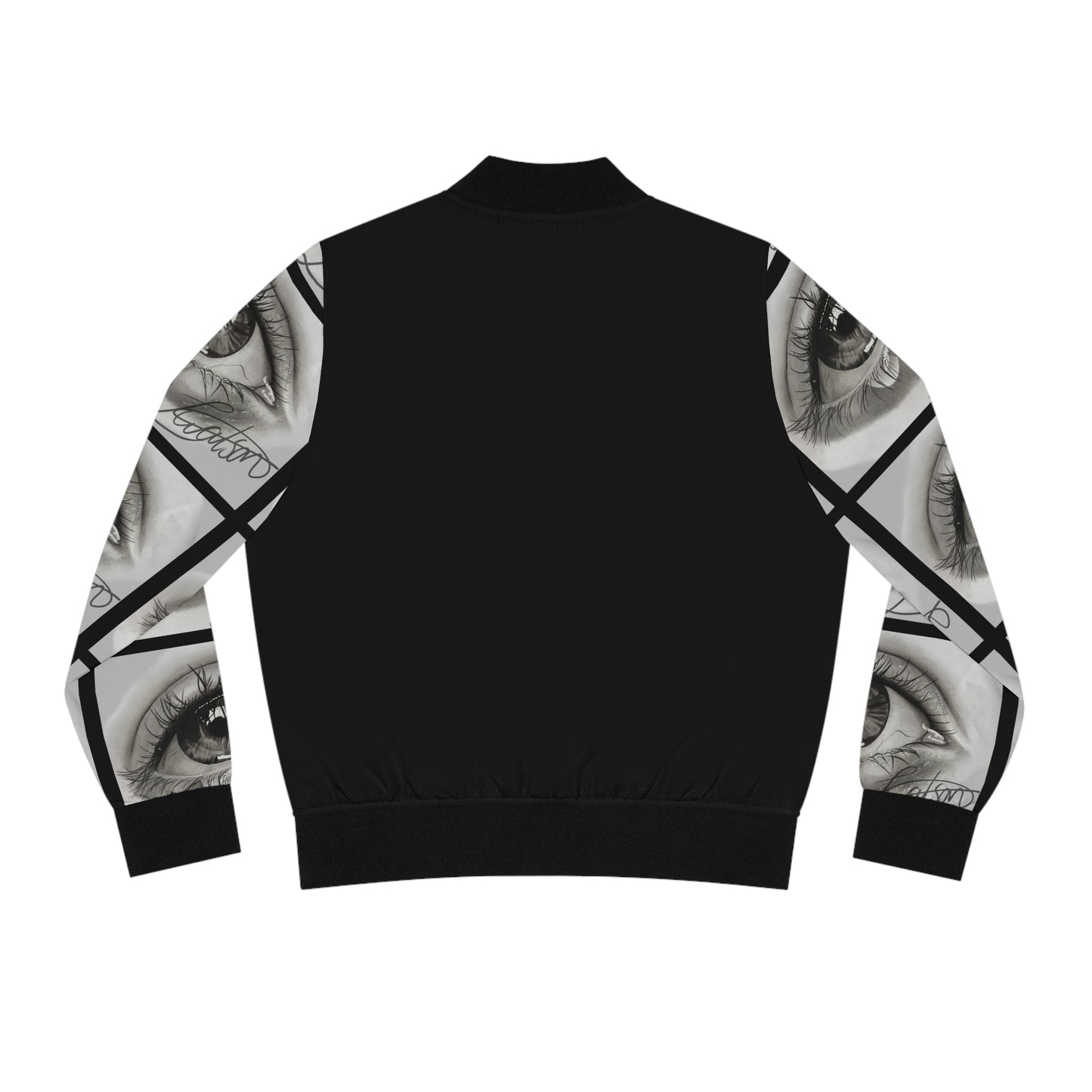 Augapfel-Ärmel-Bomberjacke