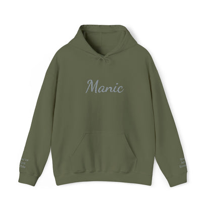 Manic Script Rhinestone Sparkle Hoodie