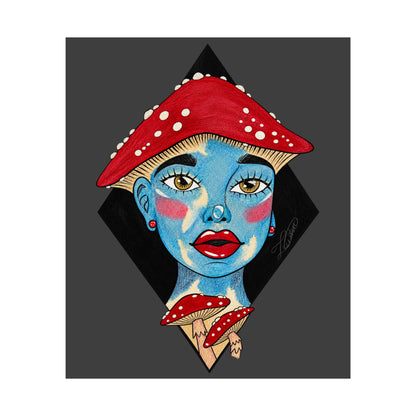 Shroom Girl Unframed Art Poster