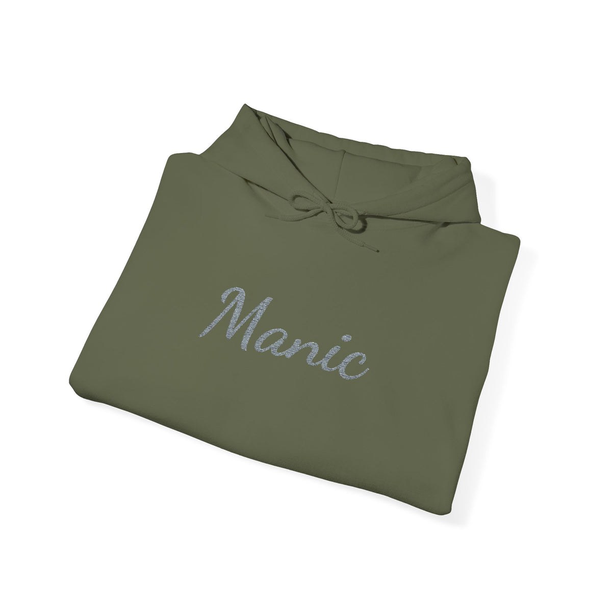 Manic Script Rhinestone Sparkle Hoodie