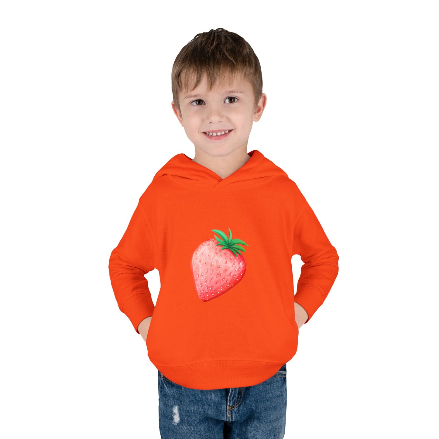 Kleinkind-Kapuzenpullover — Erdbeer-Pullover