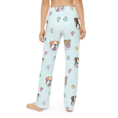 Kids Bulldog All-Over Print Lounge Pants