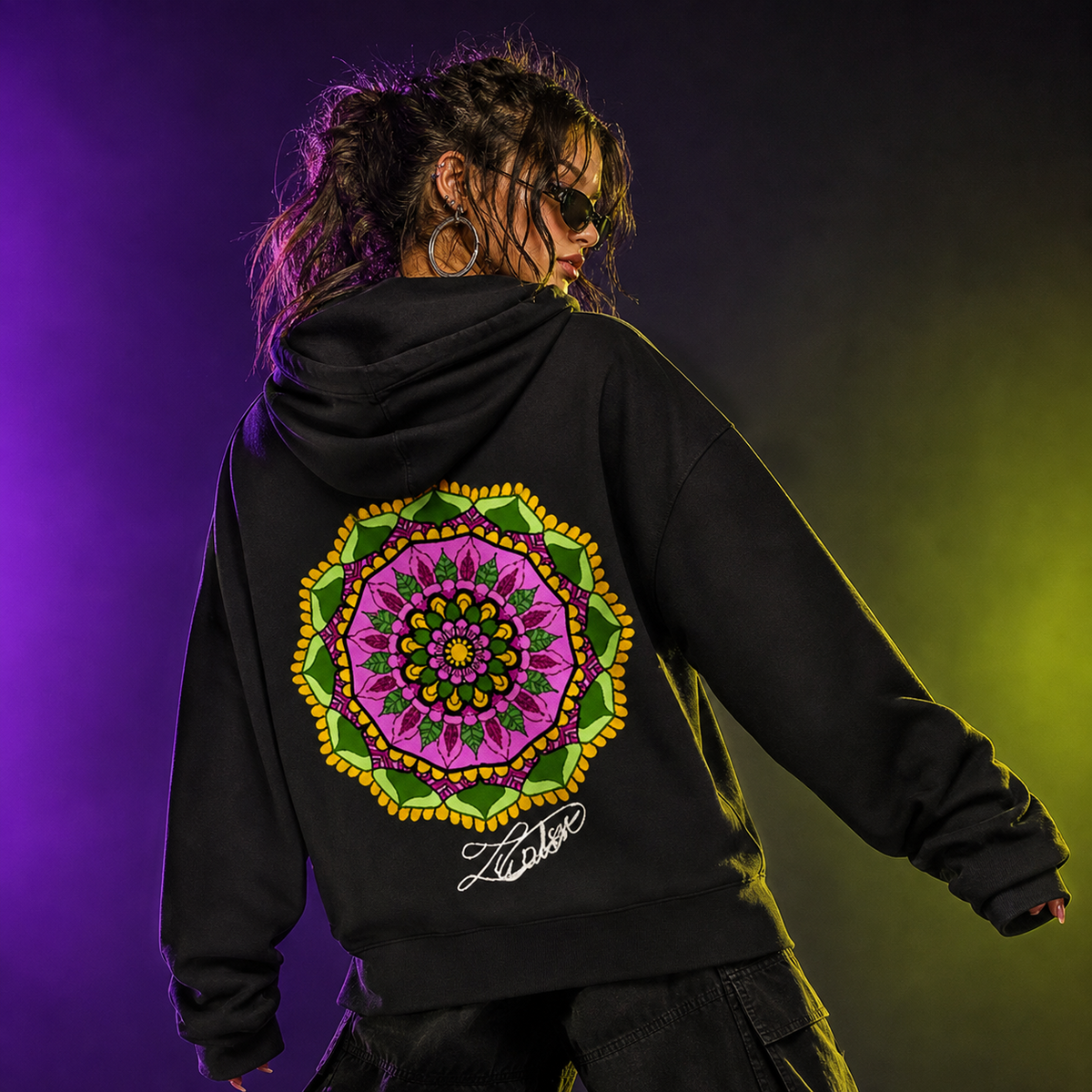 Colourful Mandala Graphic Hoodie | Manic Co – Manic co