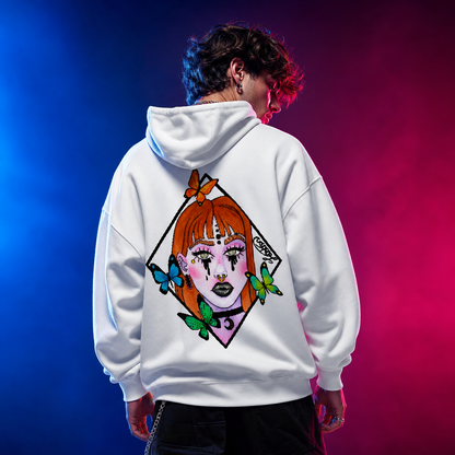 Butterfly Girl Crewneck Jumper