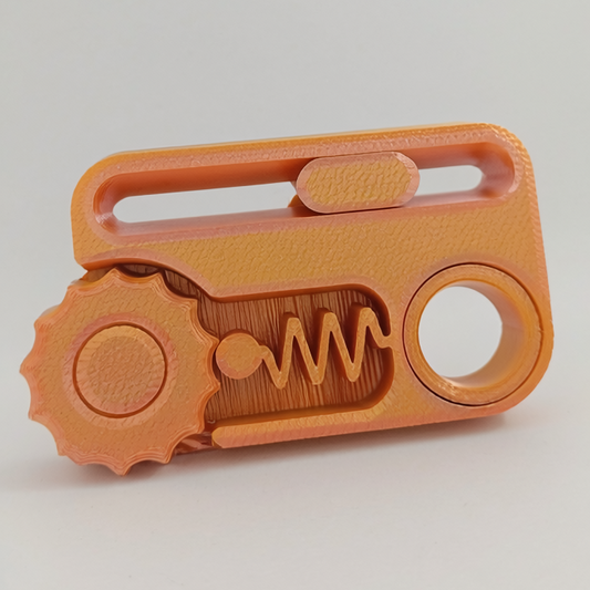 Clicking Mechanical Gear Fidget Keychain
