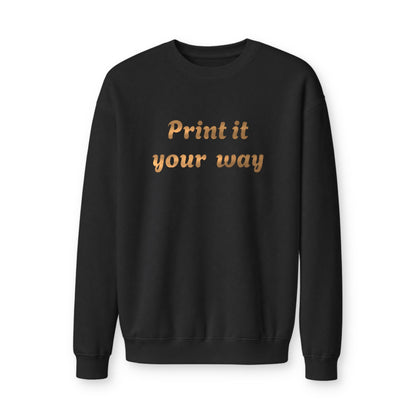 Custom Printed Crewneck Sweatshirt