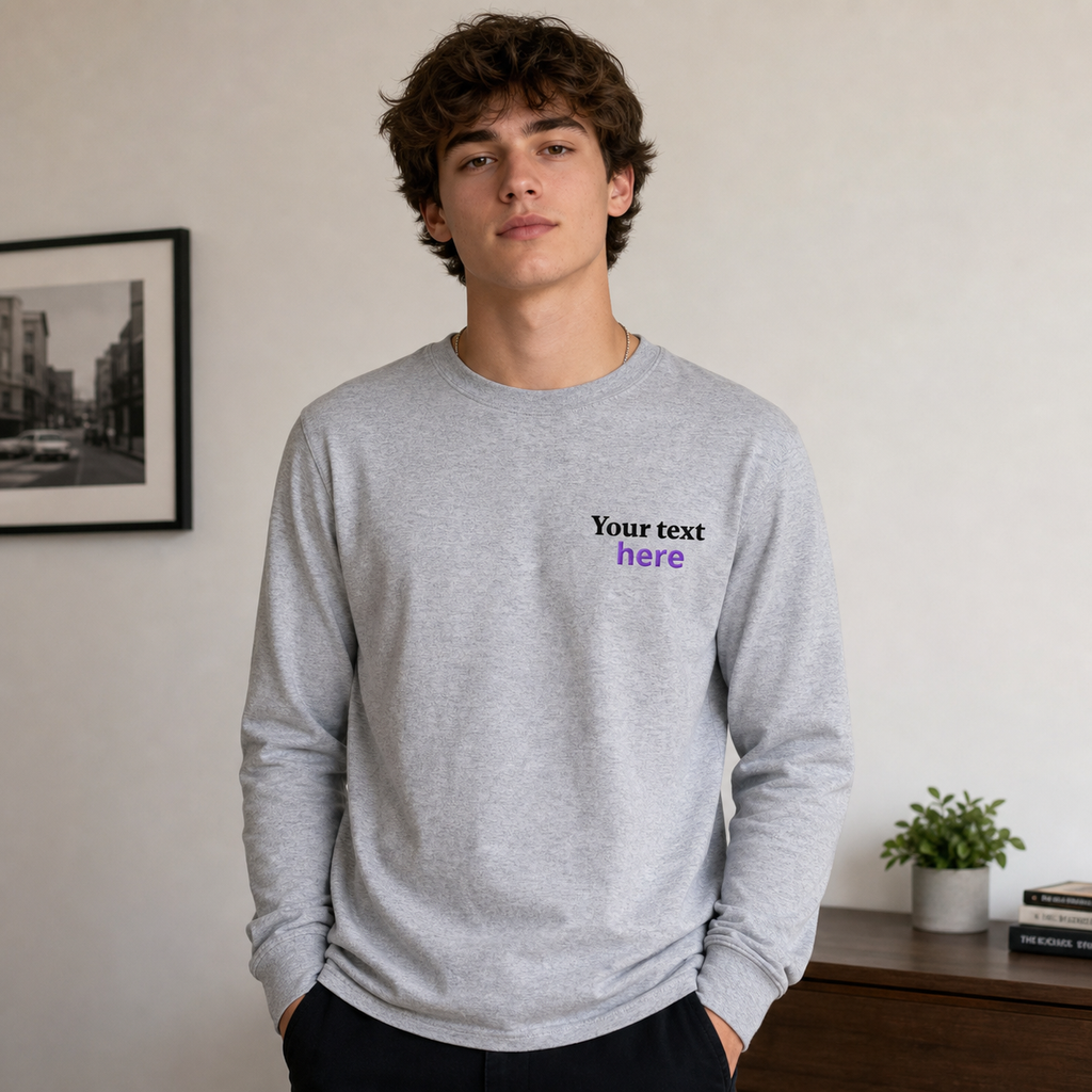 Personalised Youth Long Sleeve T-Shirt