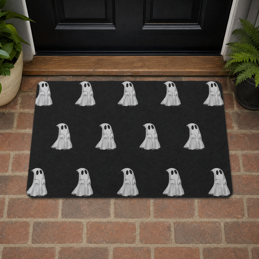 Cute Little Ghost Polyester Doormat