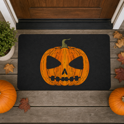 Halloween Pumpkin Doormat