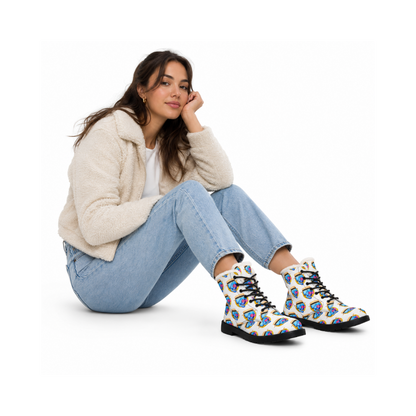 Skull Daddy Fleece-Lined Microfiber Boots