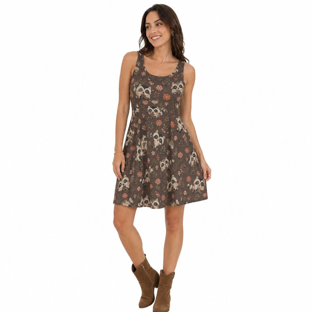 Cows in a Meadow Women's All-Over Print Skater Dress