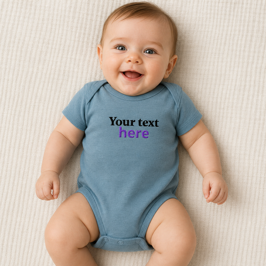 Personalised Baby Jersey Bodysuit